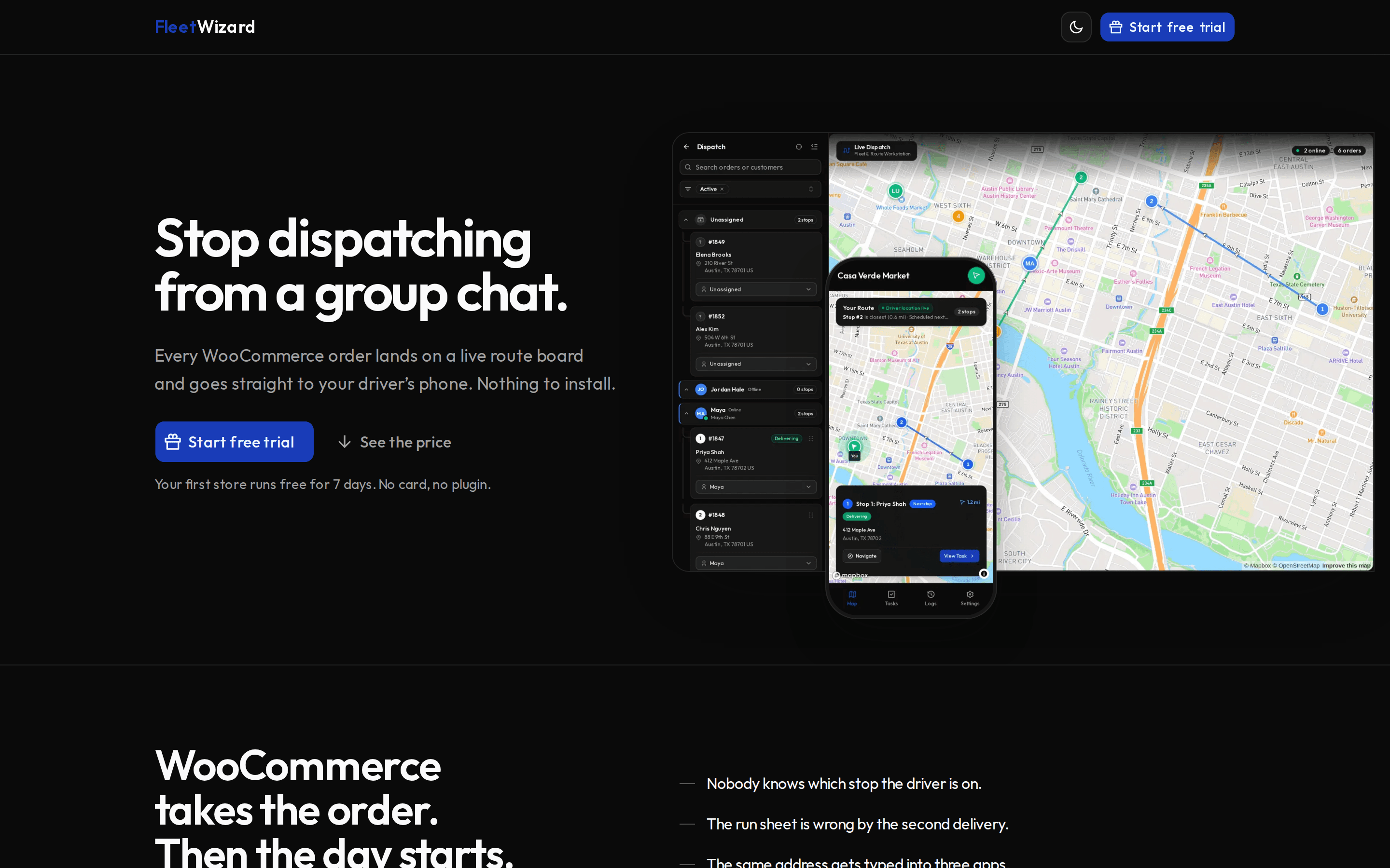 Fleet Wizard homepage